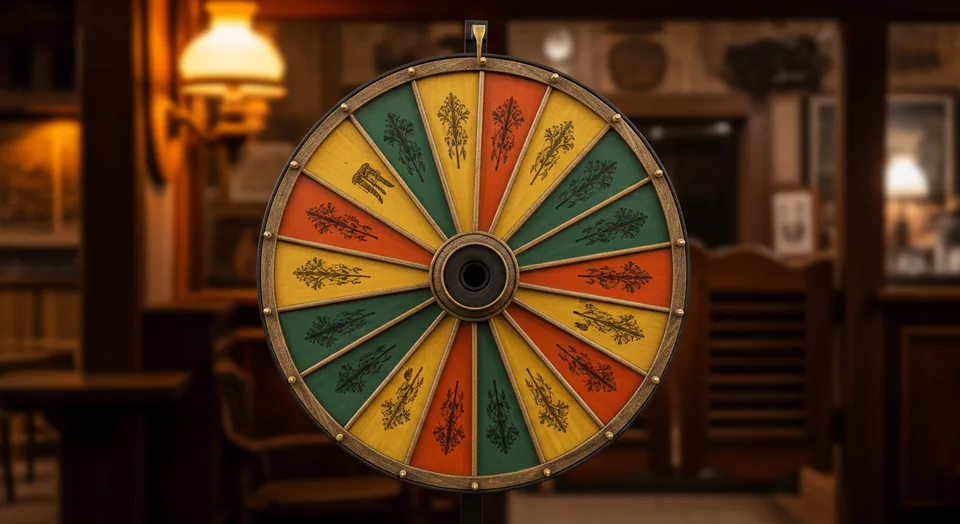Frontier Wheel prize wheel game