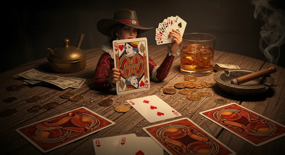 Trail Cards higher-or-lower game